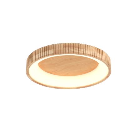Brilagi - LED plafondlamp FALCON WOOD MODERN LED/40W/230V 3000/4000/6000K Ø 60 cm hout