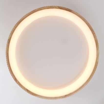 Brilagi - LED plafondlamp FALCON WOOD MODERN LED/60W/230V 3000/4000/6000K Ø 80 cm hout