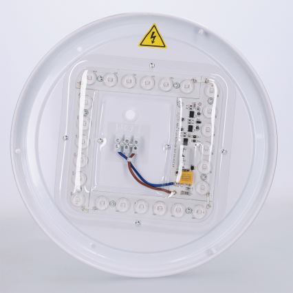 Brilagi - LED plafondlamp FLOCO LED/24W/230V Ø 30 cm houtdecor/zwart