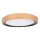 Brilagi - LED plafondlamp FLOCO LED/24W/230V Ø 30 cm houtdecor/zwart
