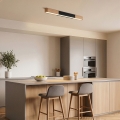 BRILAGI - LED plafondlamp GARDALINE LED/100W/230V 80 cm eiken/zwart