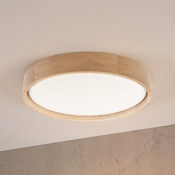 Brilagi - LED plafondlamp MANAROLA PLAIN LED/24W/230V 3000K Ø 41 cm eik