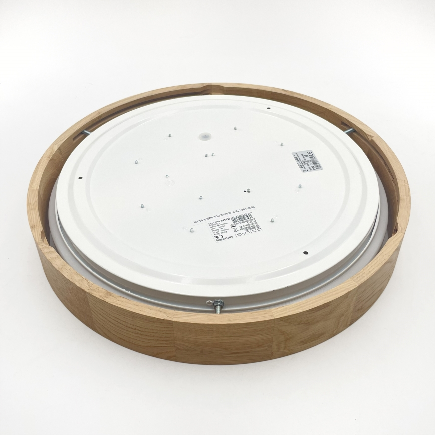 Brilagi - LED plafondlamp MANAROLA PLAIN LED/24W/230V 3000K Ø 41 cm eik