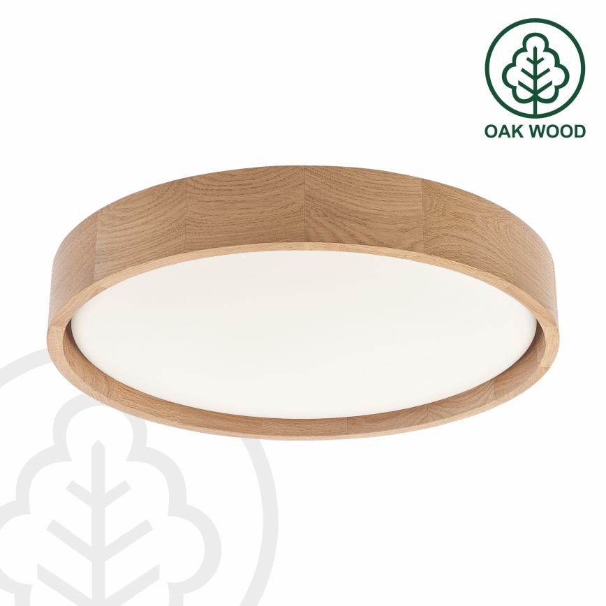 Brilagi - LED-plafondlamp MANAROLA PLAIN LED/24W/230V 3000K Ø 41 cm eiken