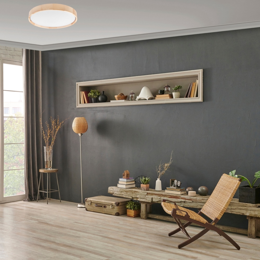 Brilagi - LED dimbare plafondlamp MANAROLA SMART LED/36W/230V 2700-6500K Ø 51 cm Wi-Fi Tuya + afstandsbediening