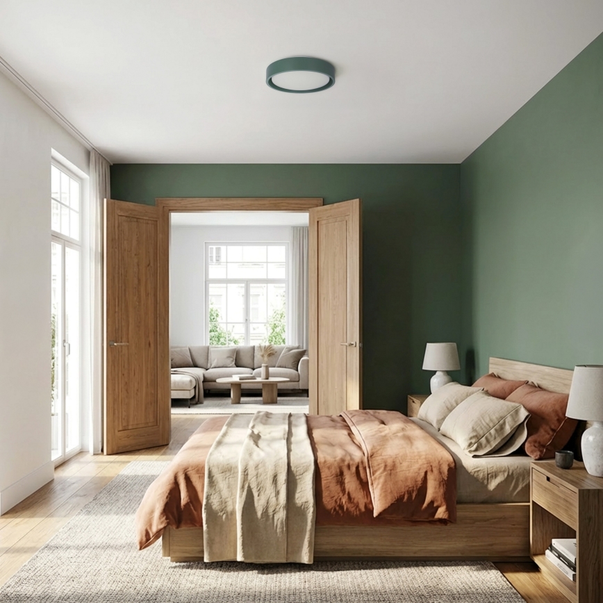 Brilagi - LED-plafondlamp MATTEO LED/24W/230V Ø 31 cm groen