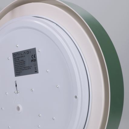 Brilagi - LED-plafondlamp MATTEO LED/24W/230V Ø 31 cm groen