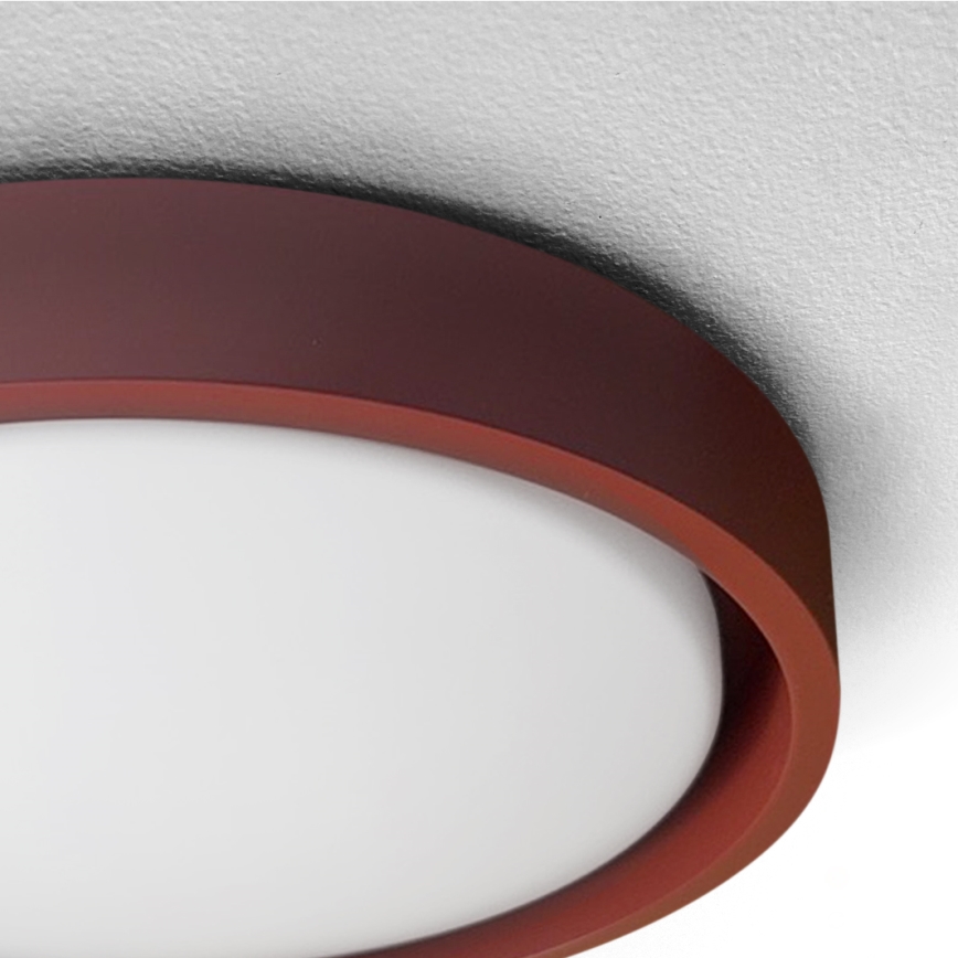 Brilagi - LED plafondlamp MATTEO LED/24W/230V Ø 31 cm rood