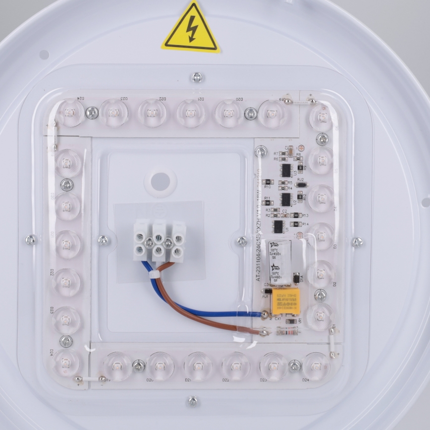 Brilagi - LED plafondlamp MATTEO LED/24W/230V Ø 31 cm rood