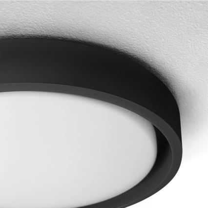 Brilagi - LED-plafondlamp MATTEO LED/24W/230V Ø 31 cm zwart
