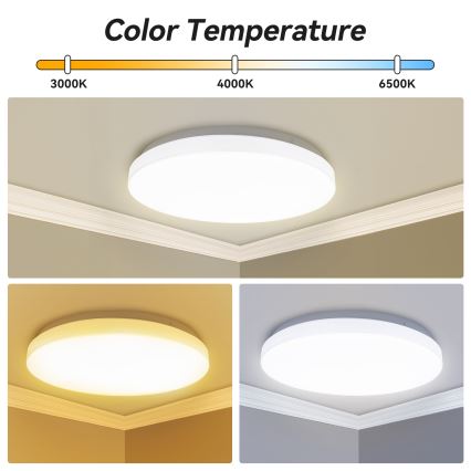 Brilagi - LED-plafondlamp MILKY WAY LED/24W/230V 3000/4000/6500K Ø 38 cm