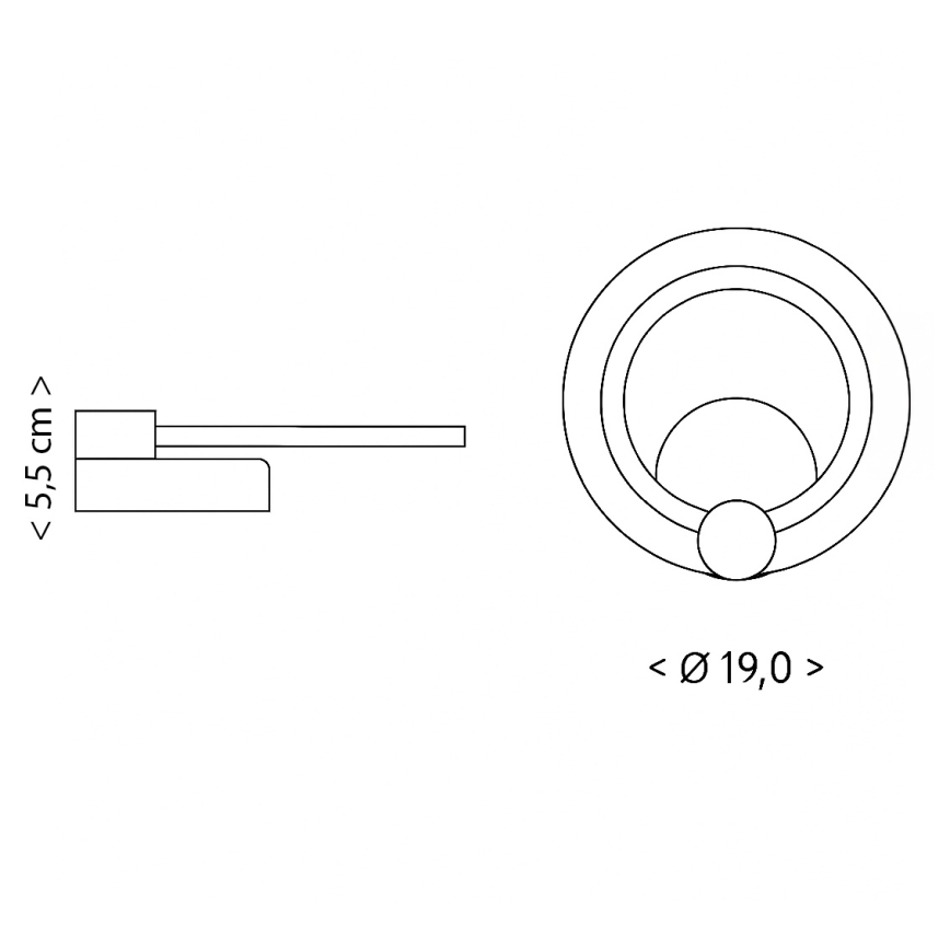 Brilagi - LED-plafondlamp MODERN MINI LED/16W/230V 3000/4000/6000K