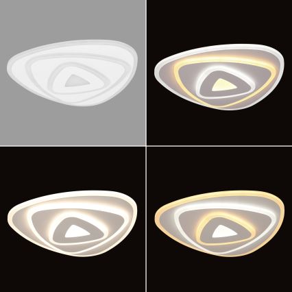 Brilagi - Dimbare LED-plafondlamp MODERN MINI LED/45W/230V 3000-6000K 30x30 cm + afstandsbediening