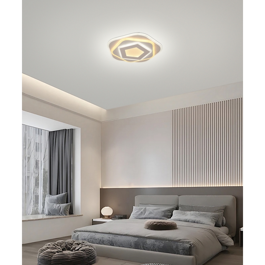 Brilagi - Dimbare LED Plafondlamp MODERN MINI LED/53W/230V 3000/4000/6000K + afstandsbediening