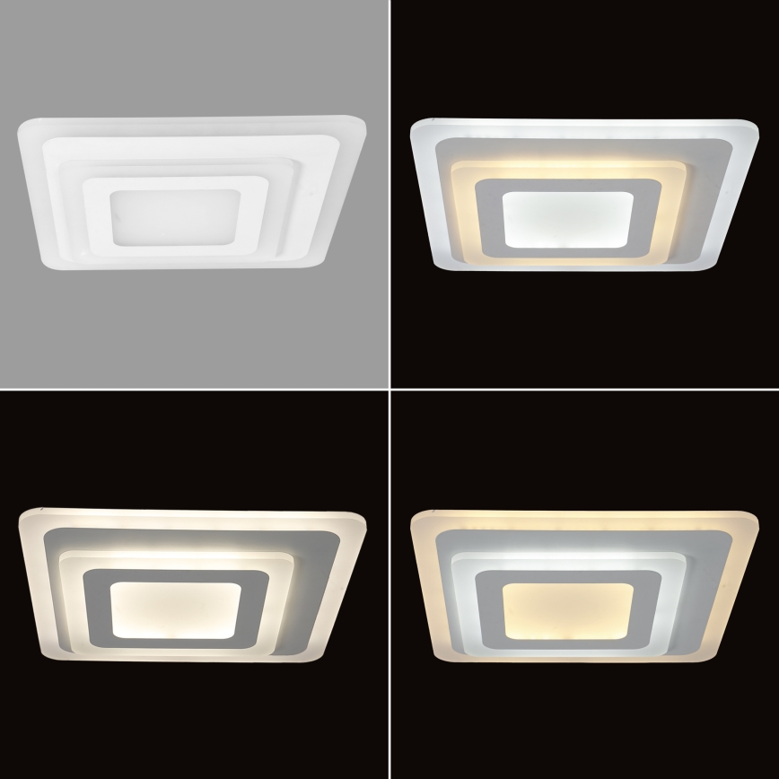 BRILAGI - Dimbare plafondlamp MODERN MINI LED/65W/230V 3000-6000K 37x37 cm + afstandsbediening