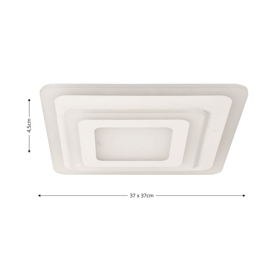 BRILAGI - Dimbare plafondlamp MODERN MINI LED/65W/230V 3000-6000K 37x37 cm + afstandsbediening