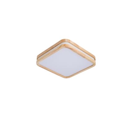 Brilagi - LED plafondlamp MOLINA SQUARE LED/32W/230V 3000/4000/6000K eiken 30x30 cm