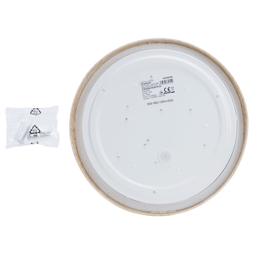 Brilagi - LED plafondlamp NATURA LED/12W/230V 3000K Ø 26,3 cm