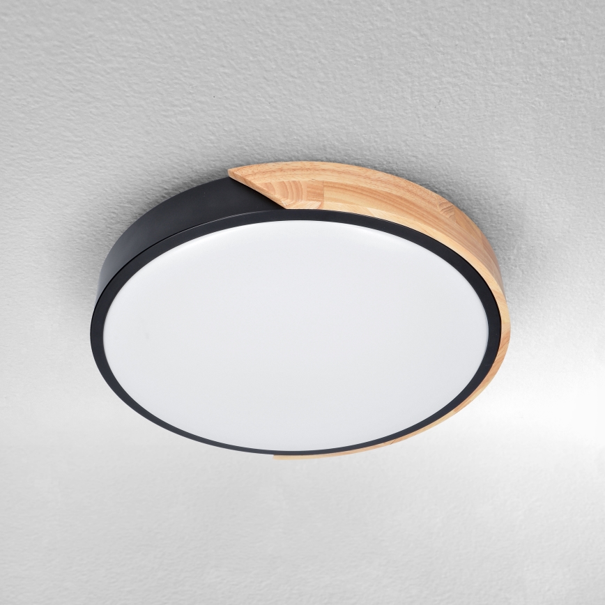 Brilagi - LED Plafondlamp PILANA LED/24W/230V eiken diameter 30 cm