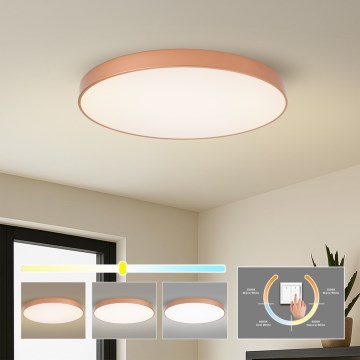 Brilagi - LED plafondlamp POOL LED/100W/230V 3000/4000/6000K Ø 80 cm bronskleurig