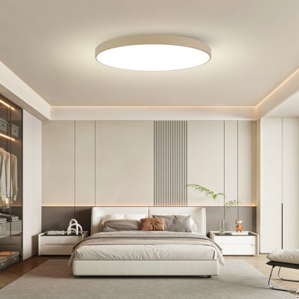 Brilagi - LED-plafondlamp POOL LED/180W/230V 3000/4000/6000K Ø 120 cm beige
