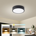 Brilagi - LED plafondlamp POOL LED/18W/230V 3000/4000/6000K Ø 20 cm zwart