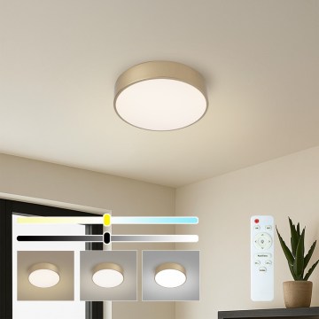 Brilagi - LED plafondlamp POOL LED/24W/230V 3000/4000/6000K Ø 20 cm goudkleurig