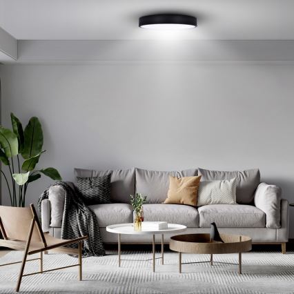 Brilagi - LED plafondlamp POOL LED/36W/230V 3000/4000/6000K Ø 30 cm zwart