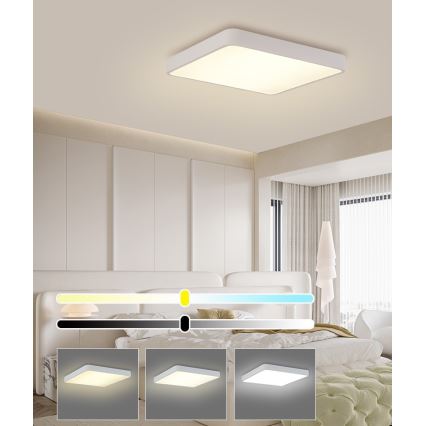 Brilagi - LED Plafondlamp POOL LED/36W/230V 3000/4500/6000K 40x40 cm wit