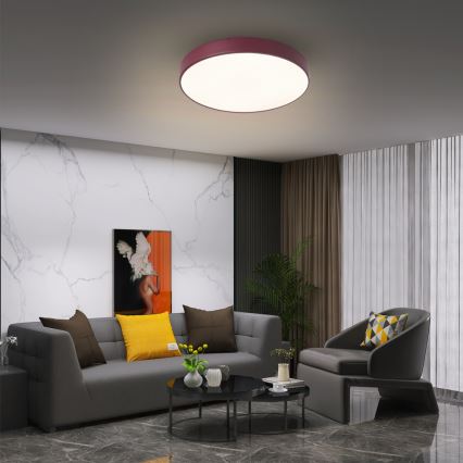 BRILAGI - LED-plafondlamp POOL LED/48W/230V 3000/4000/6000K Ø 40 cm bordeaux