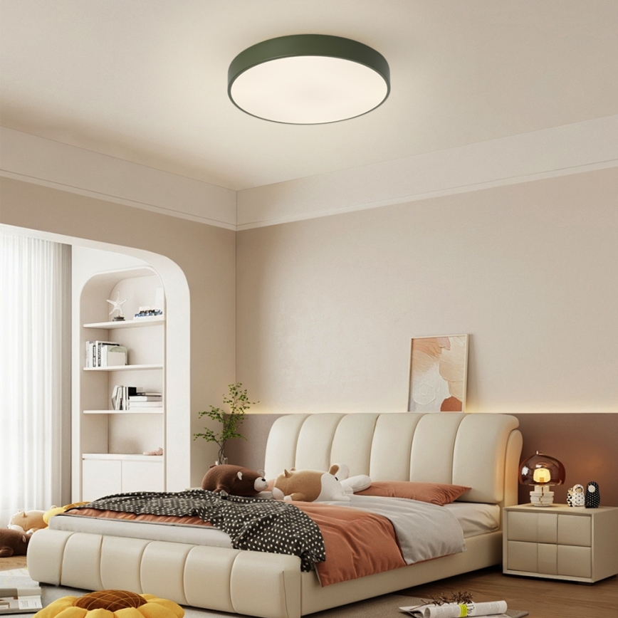 Brilagi - LED-plafondlamp POOL LED/48W/230V 3000/4000/6000K Ø 40 cm groen