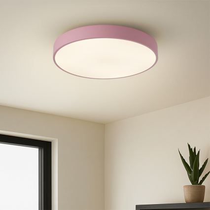 Brilagi - LED plafondlamp POOL LED/48W/230V 3000/4000/6000K Ø 40 cm roze
