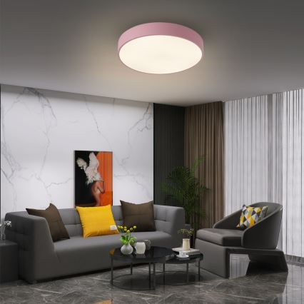 Brilagi - LED plafondlamp POOL LED/48W/230V 3000/4000/6000K Ø 40 cm roze