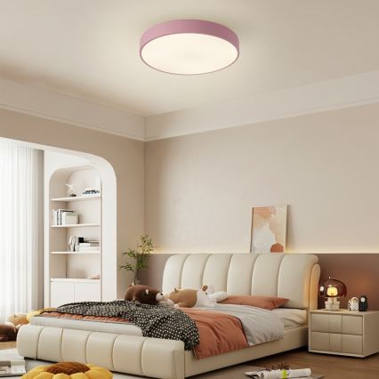 Brilagi - LED plafondlamp POOL LED/48W/230V 3000/4000/6000K Ø 40 cm roze
