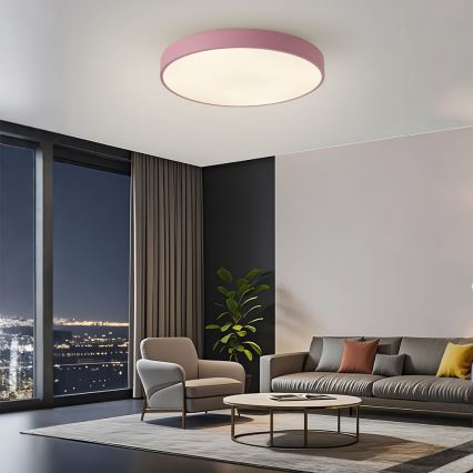 Brilagi - LED plafondlamp POOL LED/60W/230V 3000/4000/6000K Ø 60 cm roze