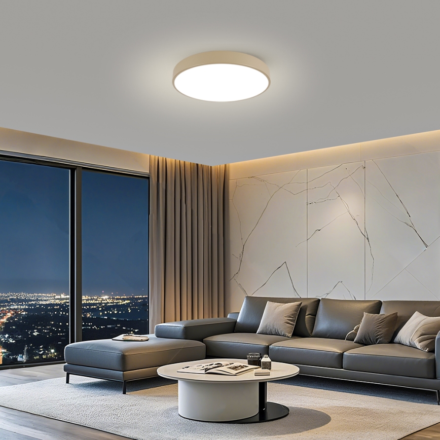 Brilagi - LED-plafondlamp POOL LED/60W/230V 3000/4000/6000K Ø 60 cm beige