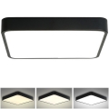 Brilagi - LED Plafondlamp POOL SQUARE LED/48W/230V 3000/4500/6000K 50x50 cm zwart