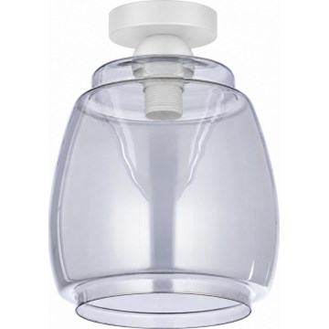 BRILAGI - LED Plafondlamp RETRO GLASS 1xE27/60W/230V Ø 26 cm wit/rookgrijs