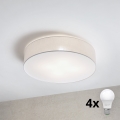 Brilagi - LED plafondlamp SIRIJA 4xE27/15W/230V pr. 60 cm wit