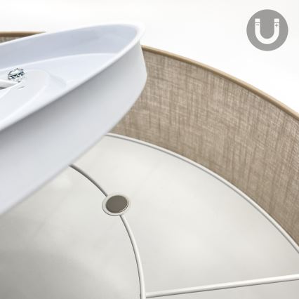 Brilagi - LED plafondlamp SIRIJA 4xE27/60W/230V Ø 60 cm beige