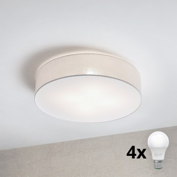 Brilagi - LED-plafondlamp SIRIJA 4xE27/60W/230V Ø 60 cm wit