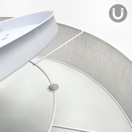 Brilagi - LED plafondlamp SIRIJA 6xE27/60W/230V Ø 80 cm wit