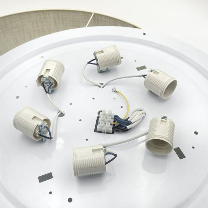 Brilagi - LED plafondlamp SIRIJA 6xE27/60W/230V Ø 80 cm wit