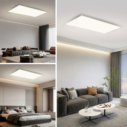 Brilagi - LED plafondlamp SLIMFRAME LED/80W/230V 120x60 cm 3000/4000/6000K wit