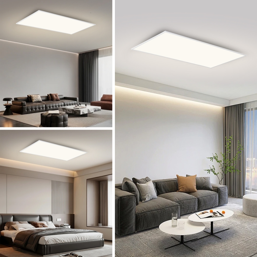 Brilagi - LED plafondlamp SLIMFRAME LED/80W/230V 120x60 cm 3000/4000/6000K wit