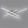 Brilagi - LED Plafondlamp STRIPES LED/37W/230V zilver