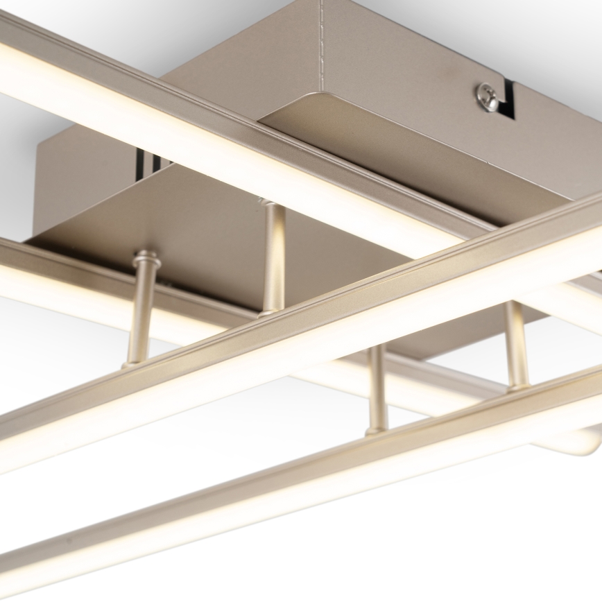 Brilagi - LED plafondlamp STRIPES LED/37W/230V 68x68 cm zilver