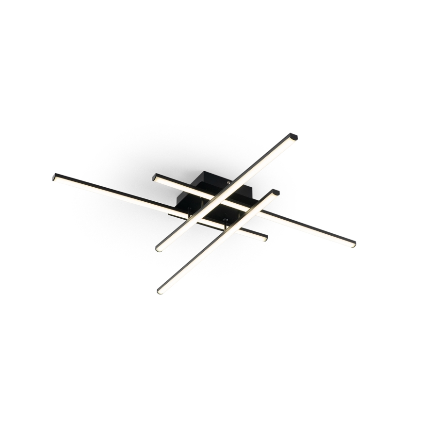 Brilagi - LED plafondlamp STRIPES LED/37W/230V 68x68 cm zwart