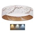 Brilagi - LED Plafondlamp VELVET LED/24W/230V Ø 40 cm 3000/4000/6400K wit/goud