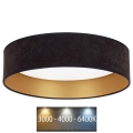 Brilagi - LED Plafondlamp VELVET LED/24W/230V Ø 40 cm 3000/4000/6400K zwart/goud